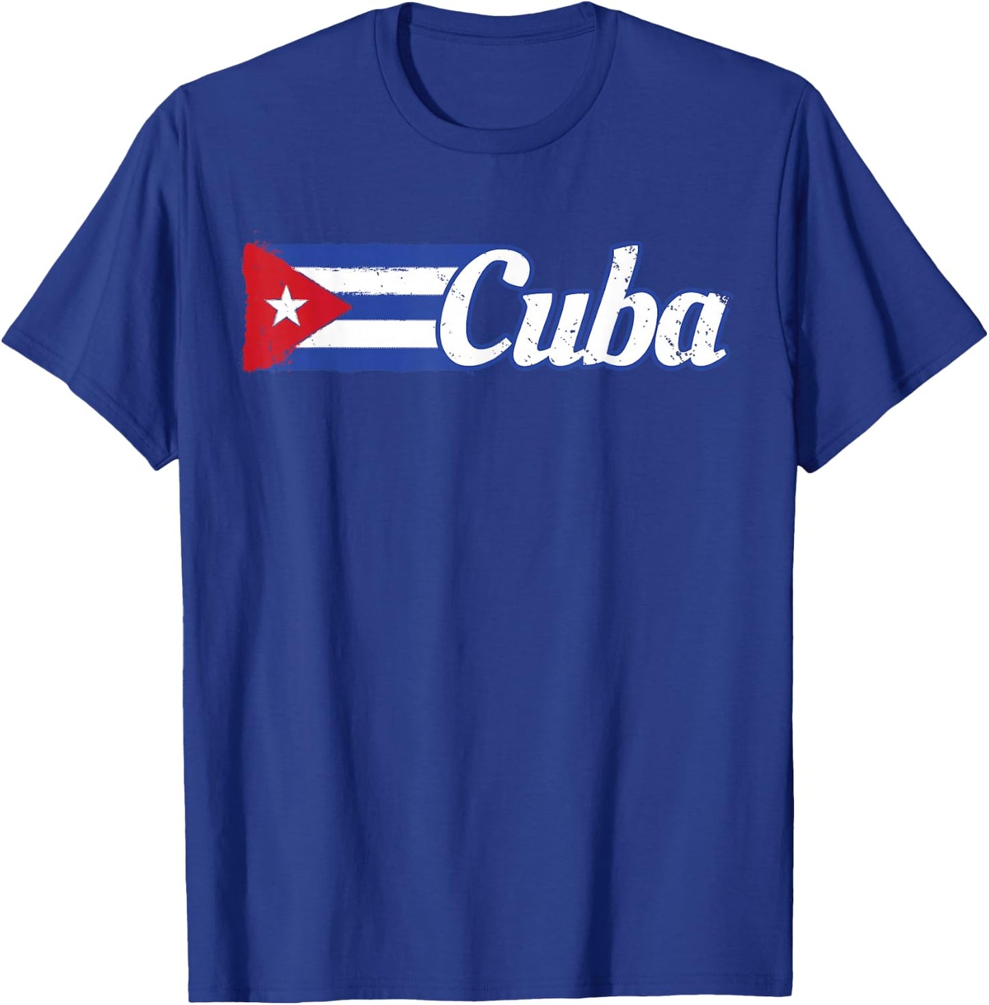 Cuban Flag Shirt Cuban Hispanic Heritage Month T-Shirt - T-Shirt | Royal