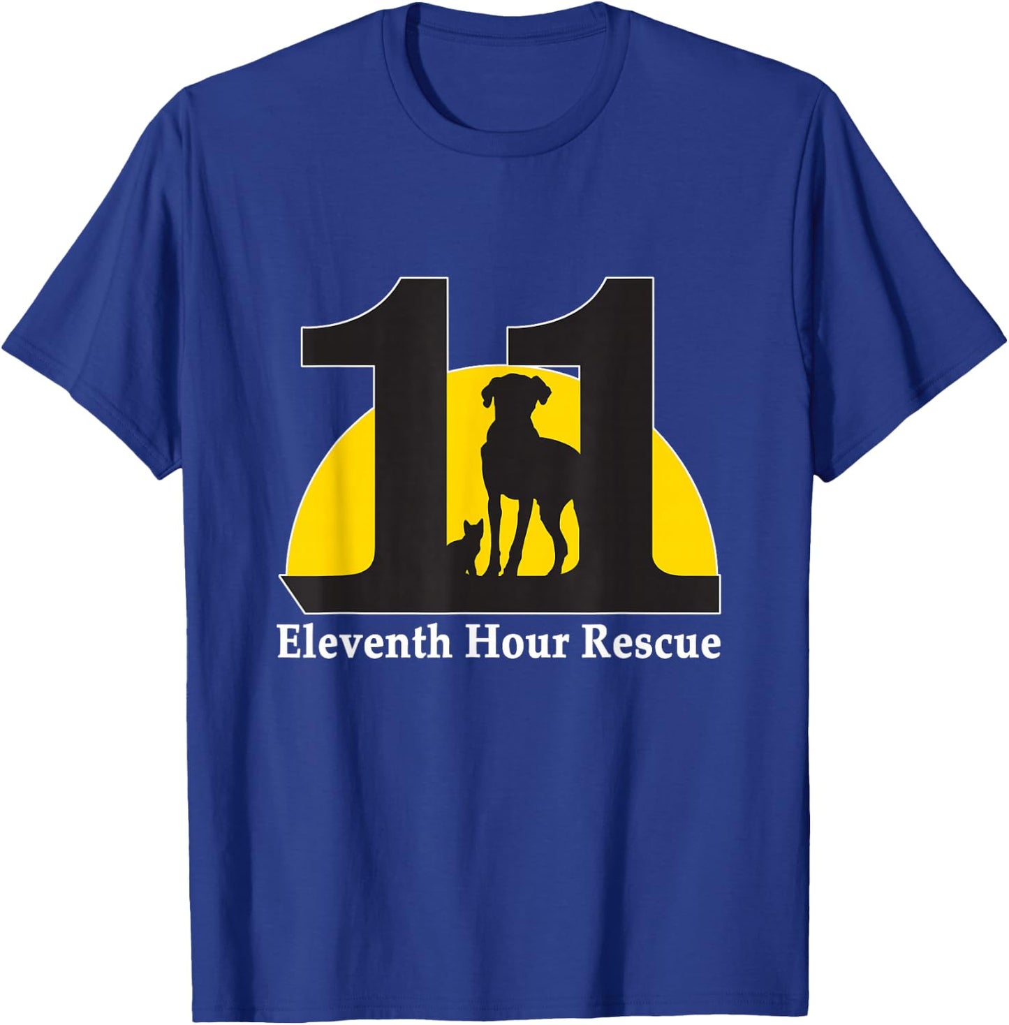 Eleventh Hour Rescue Logo large T-Shirt - T-Shirt | Royal
