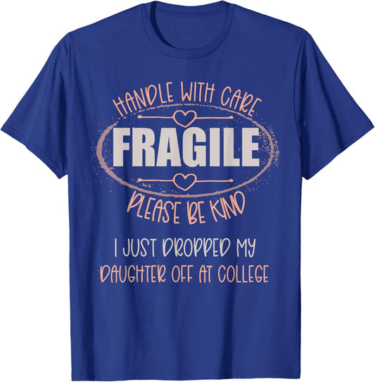 Leaving For College For Mom From Daughter Going To College T-Shirt - T-Shirt | Royal