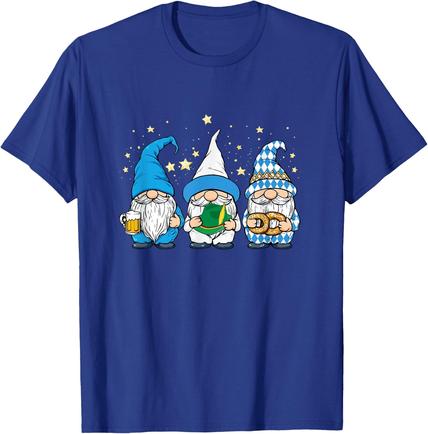 Bavarian Gnomes Octoberfest German Oktoberfest Men Women T-Shirt - T-Shirt | Royal
