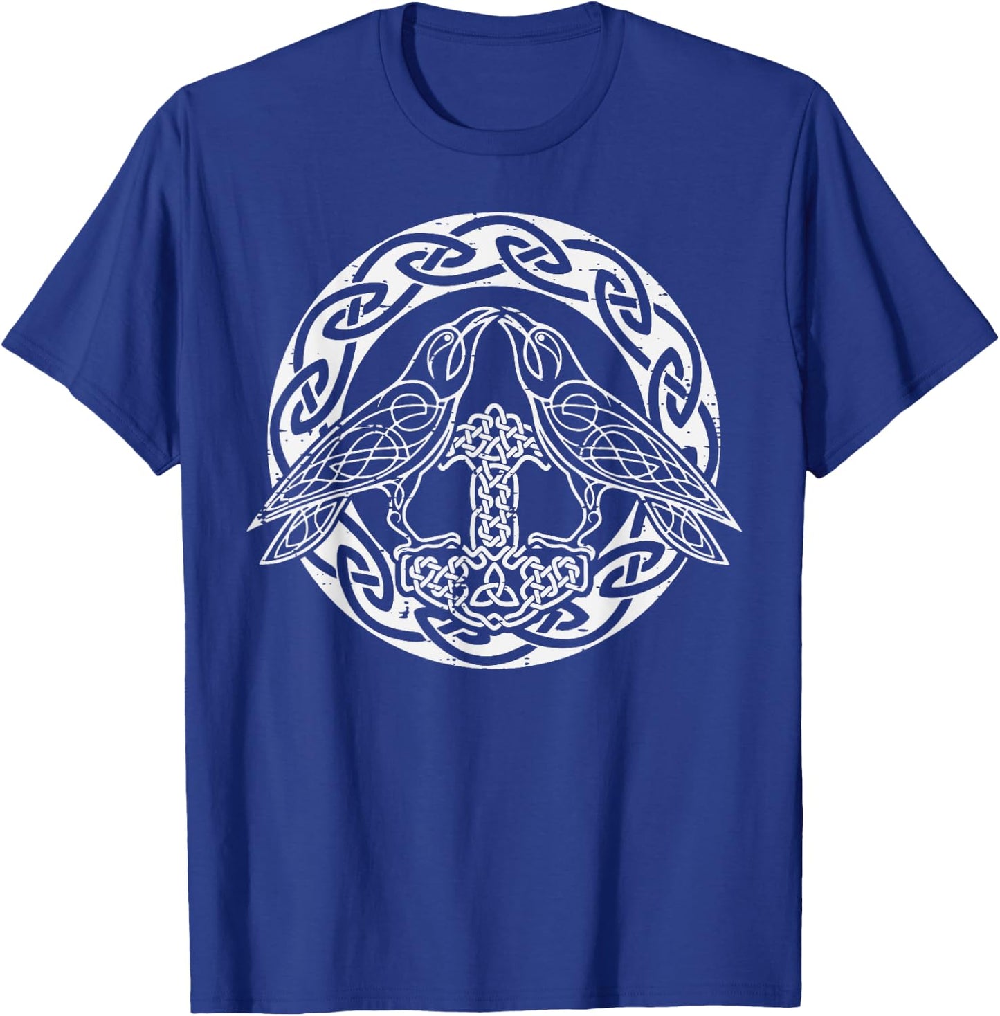 Viking Ravens Huginn Munnin Norse Mythology Men Women Kids T-Shirt - T-Shirt | Royal