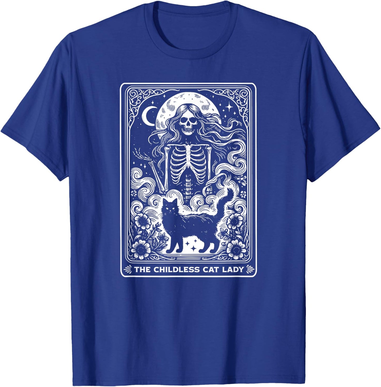 The Childless Cat Ladies Tarot Card T-Shirt - T-Shirt | Royal
