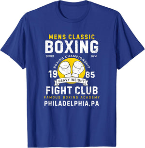 Vintage Style Boxing Gloves Heavyweight Philadelphia T-Shirt - T-Shirt | Royal