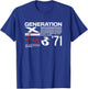 Gen X FAFO Gen X Generation Gen Xer Born 1971 Retro Vintage T-Shirt - T-Shirt | Royal