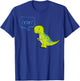 Cute Dinosaur SLP Phonetic CCC-SLP Early Intervention T-Shirt - T-Shirt | Royal