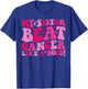 Groovy My Sister Beat Breast Cancer Like A Boss Survivor T-Shirt - T-Shirt | Royal