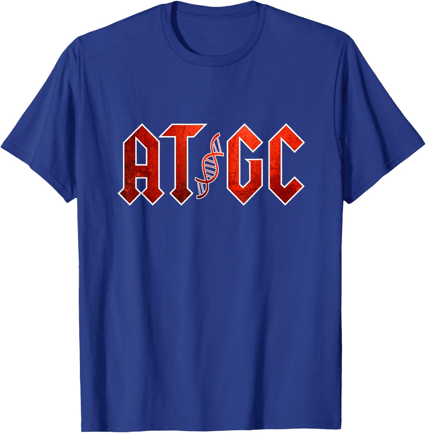 DNA ATGC Funny Science Gift T-Shirt - T-Shirt | Royal