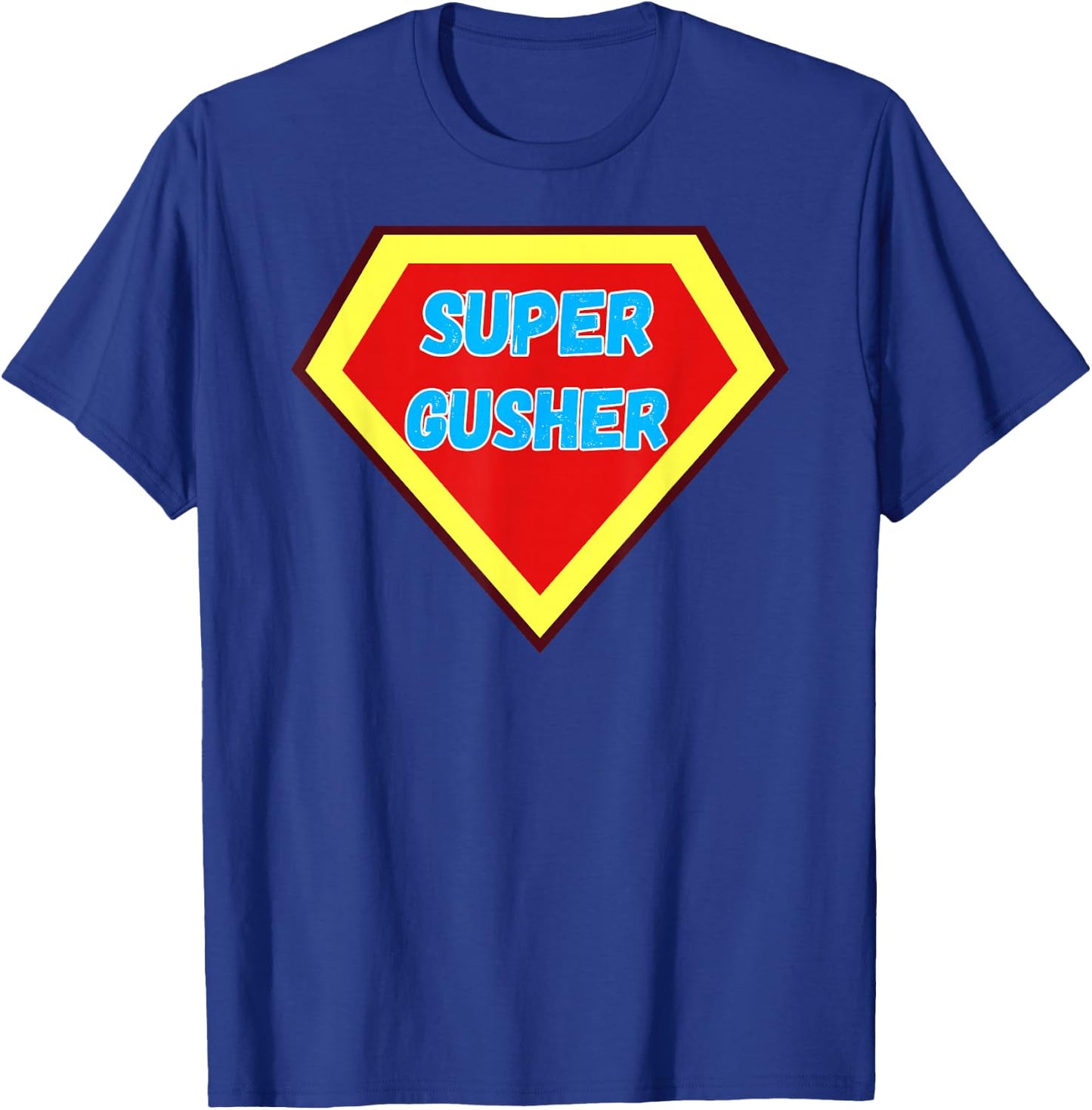 Fun Graphic-Super Gusher T-Shirt - T-Shirt | Royal