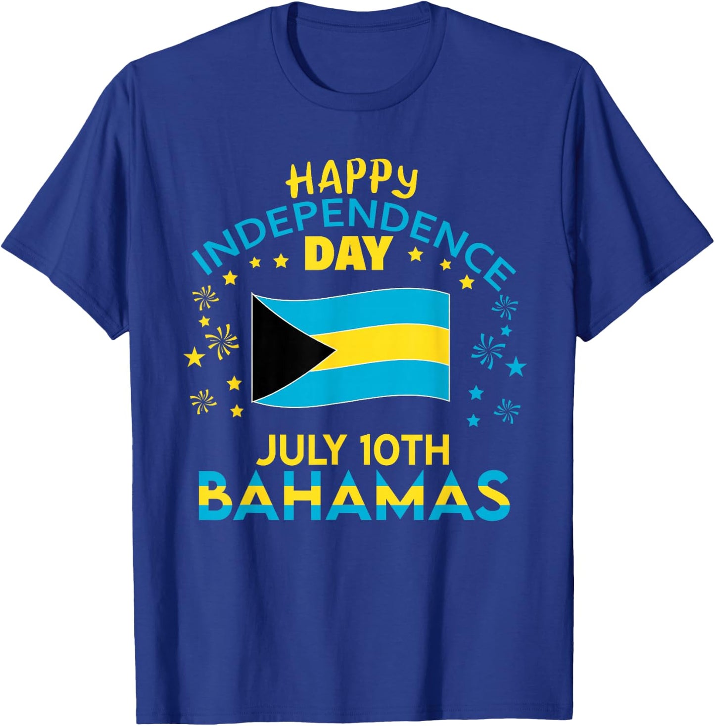 The Bahamas Independence Day Bahamian Pride The Bahamas Flag T-Shirt - T-Shirt | Royal