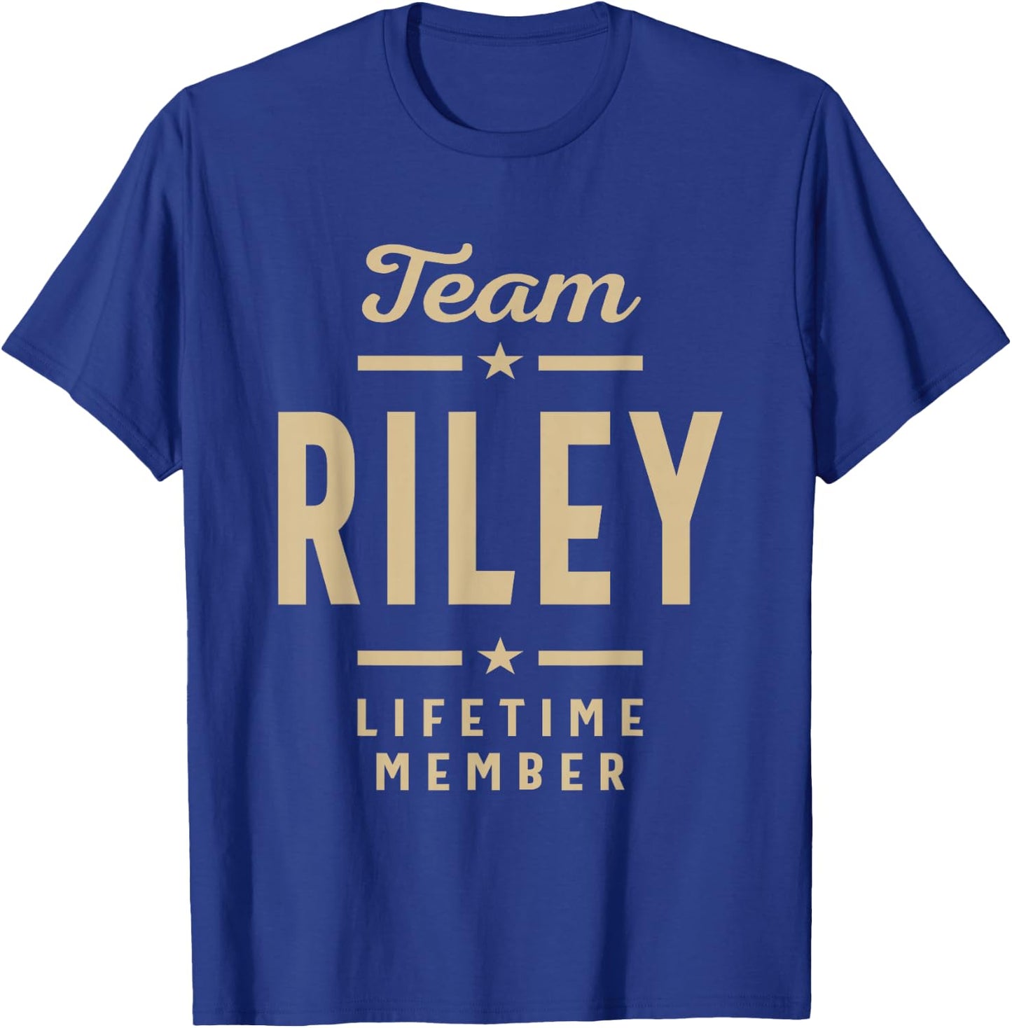Team Riley Lifetime Member Funny Name Riley T-Shirt - T-Shirt | Royal