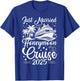 First Family Cruise for Married Couples 2025 - Adults - Black - Small - Short Sleeve - - Honeymoon Cruise Theme - Newlyweds, Couples, Honeymooners, Cruisers T-Shirt - T-Shirt | Royal