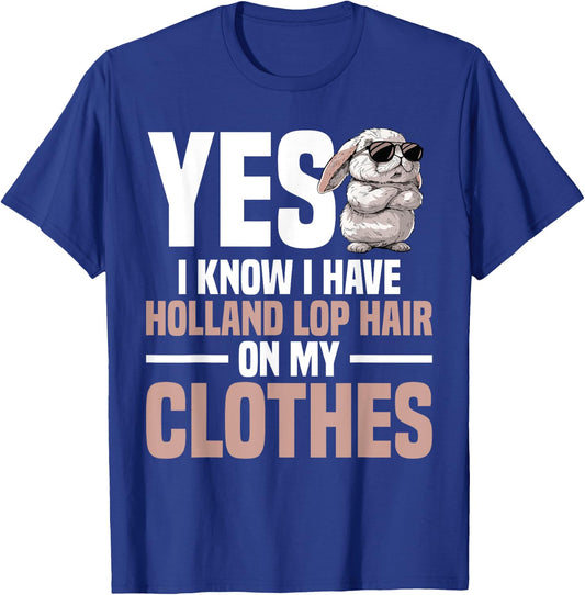 Holland Lop Bunny Owner Stuffed Animal Holland Lop Bunny T-Shirt - T-Shirt | Royal