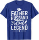 Father Husband Chef Legend, Funny Chef Dad Father's Day T-Shirt - T-Shirt | Royal