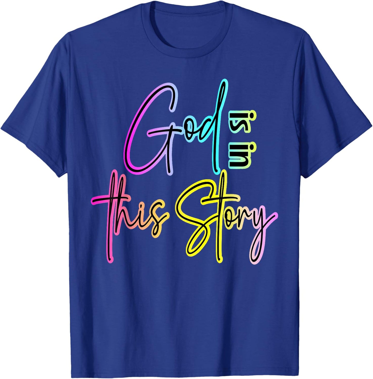 God is in This Story Worship Leader Gifts and Faith T-Shirt - T-Shirt | Royal