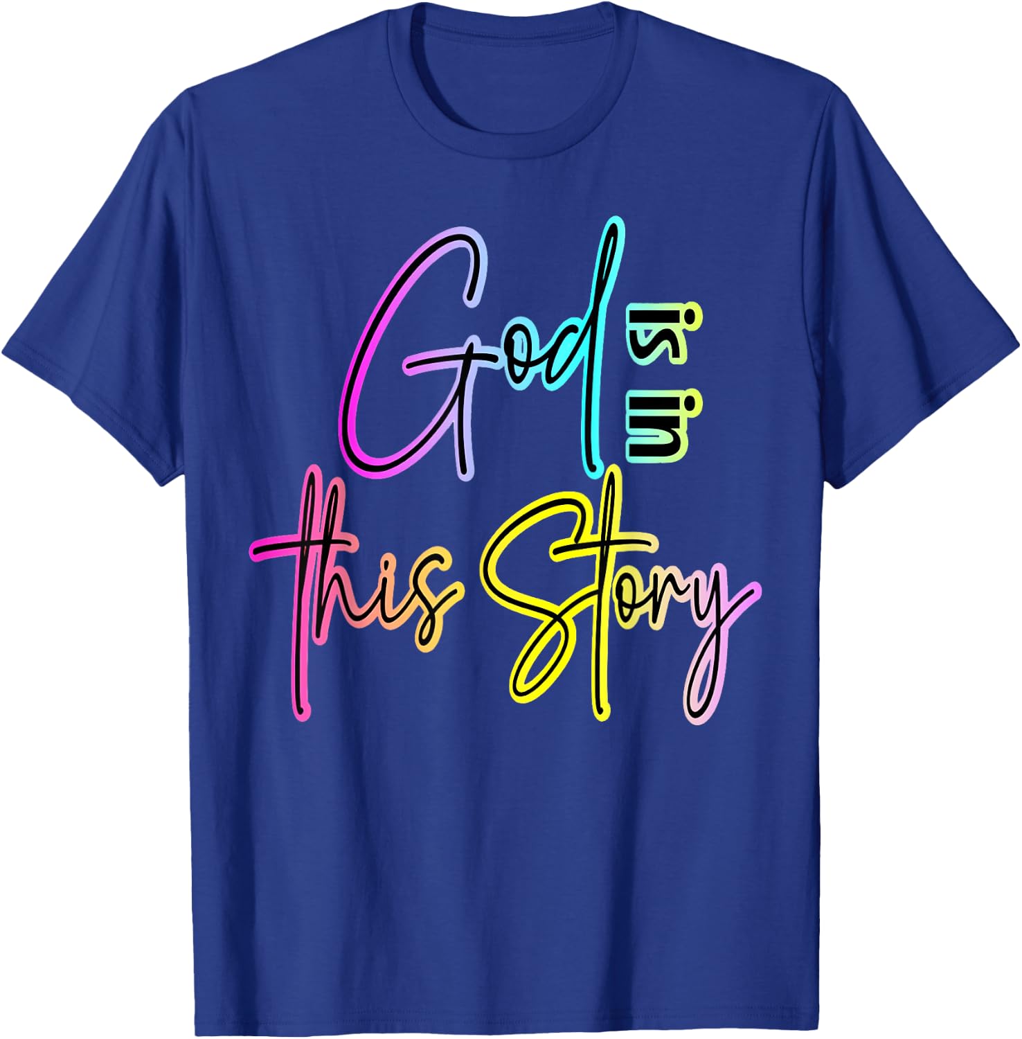 God is in This Story Worship Leader Gifts and Faith T-Shirt - T-Shirt | Royal