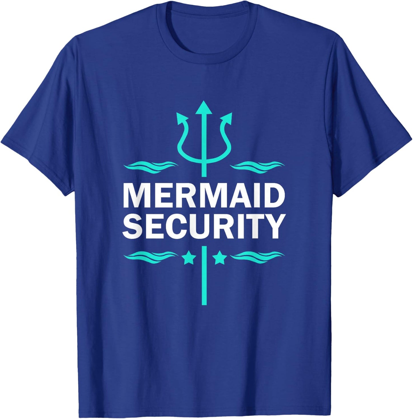 Mermaid Security Swimmer T-Shirt - T-Shirt | Royal
