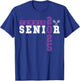 Tennis Senior Night Tennis Senior 2025 Graduation 43 T-Shirt - T-Shirt | Royal