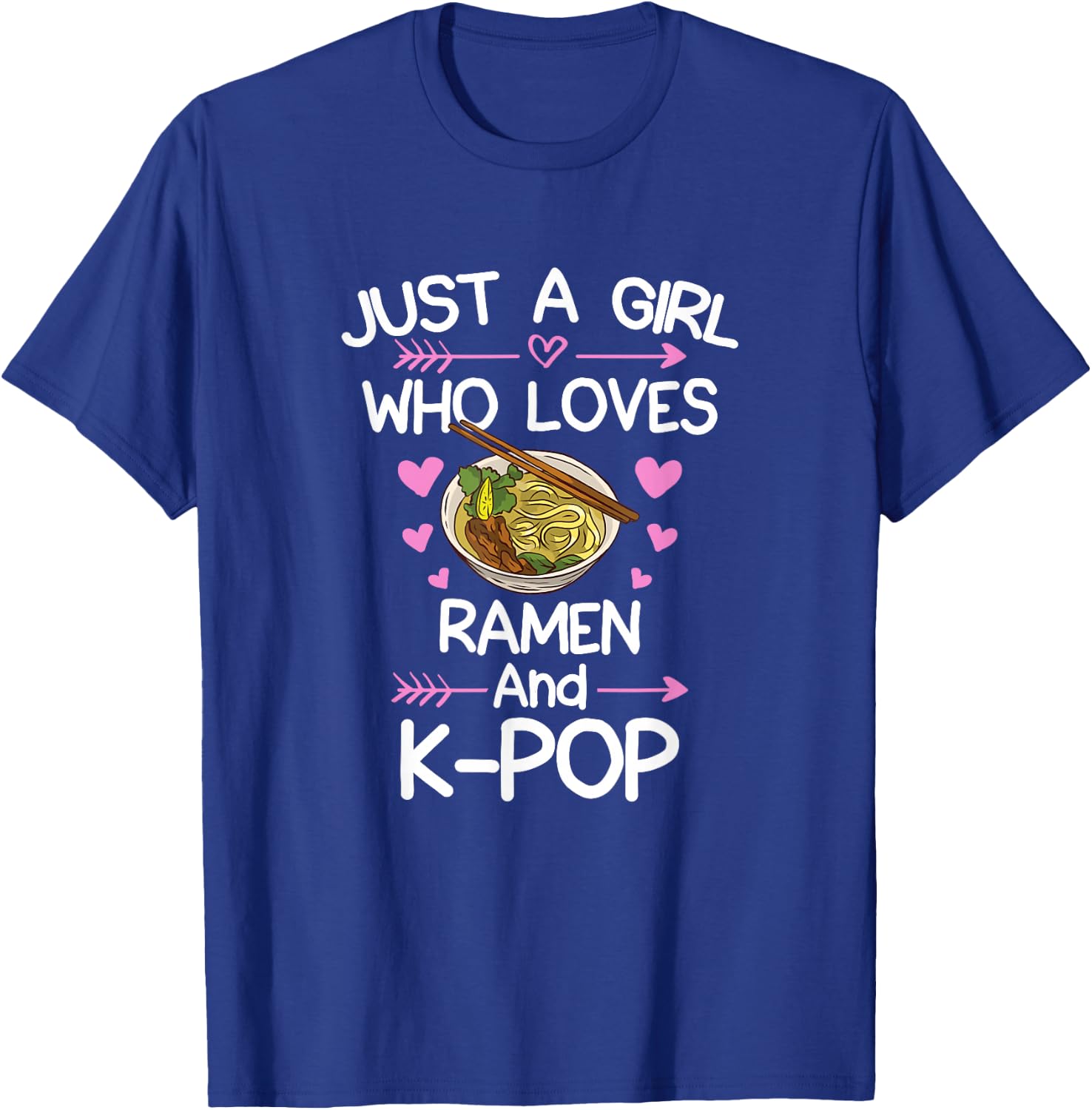 Ramen And K-Pop Anime for Teen Girls T-Shirt - T-Shirt | Royal