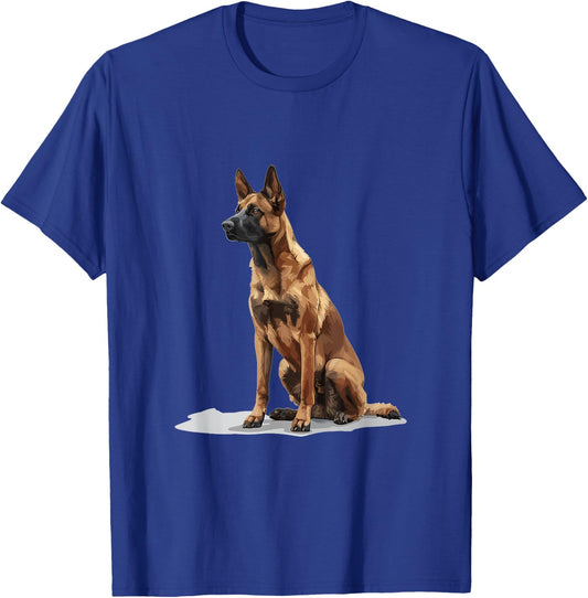 Belgian Malinois Dog Breed Graphic Women Kids T-Shirt - T-Shirt | Royal