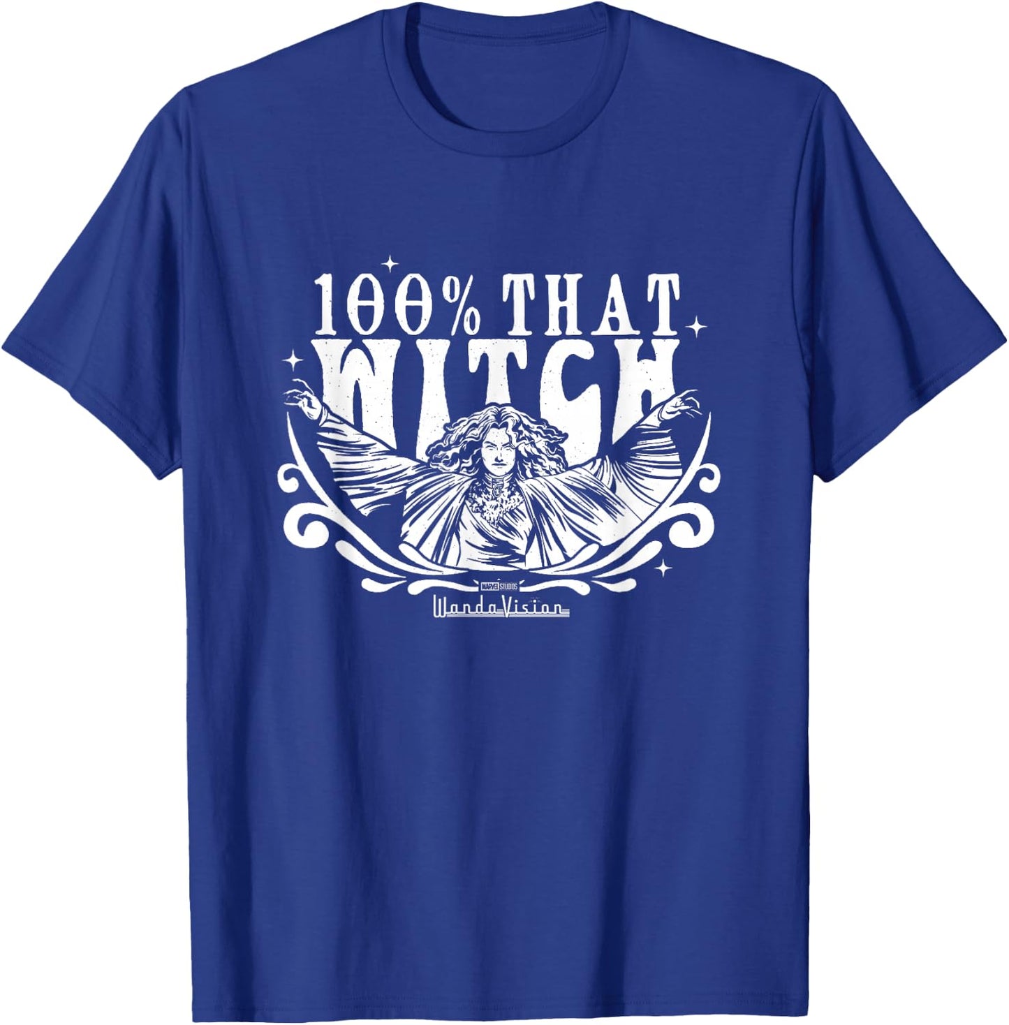 Wandavision 100% That Witch Agatha Harkness Vintage T-Shirt - T-Shirt | Royal