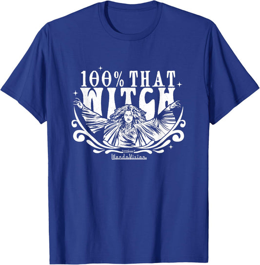 Wandavision 100% That Witch Agatha Harkness Vintage T-Shirt - T-Shirt | Royal