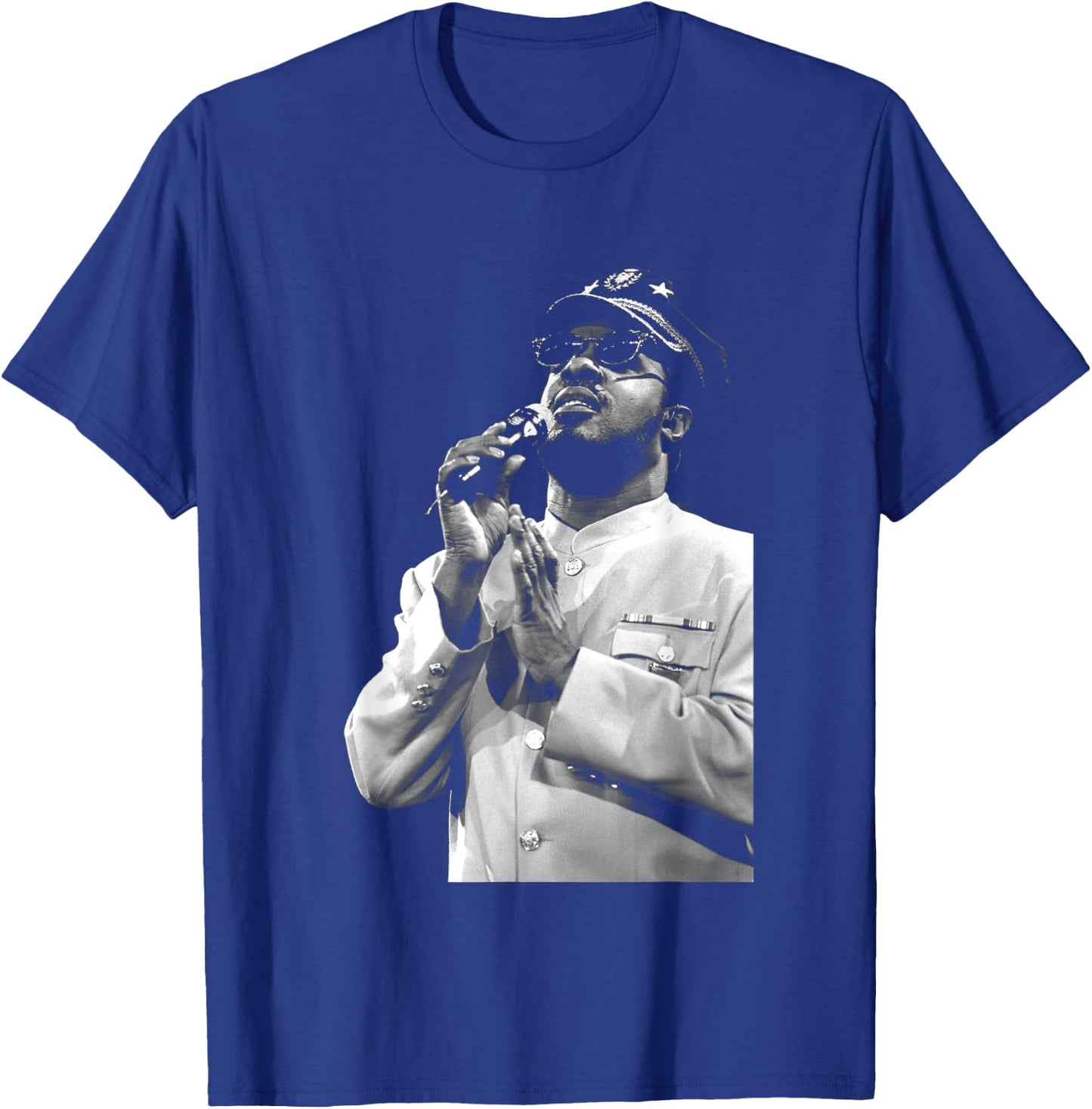 Stevie Wonder Live in London 1986 by Stephen Wright T-Shirt - T-Shirt | Royal