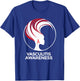 Vasculitis Awareness Red Ribbon Support Strong Hope T-Shirt - T-Shirt | Royal