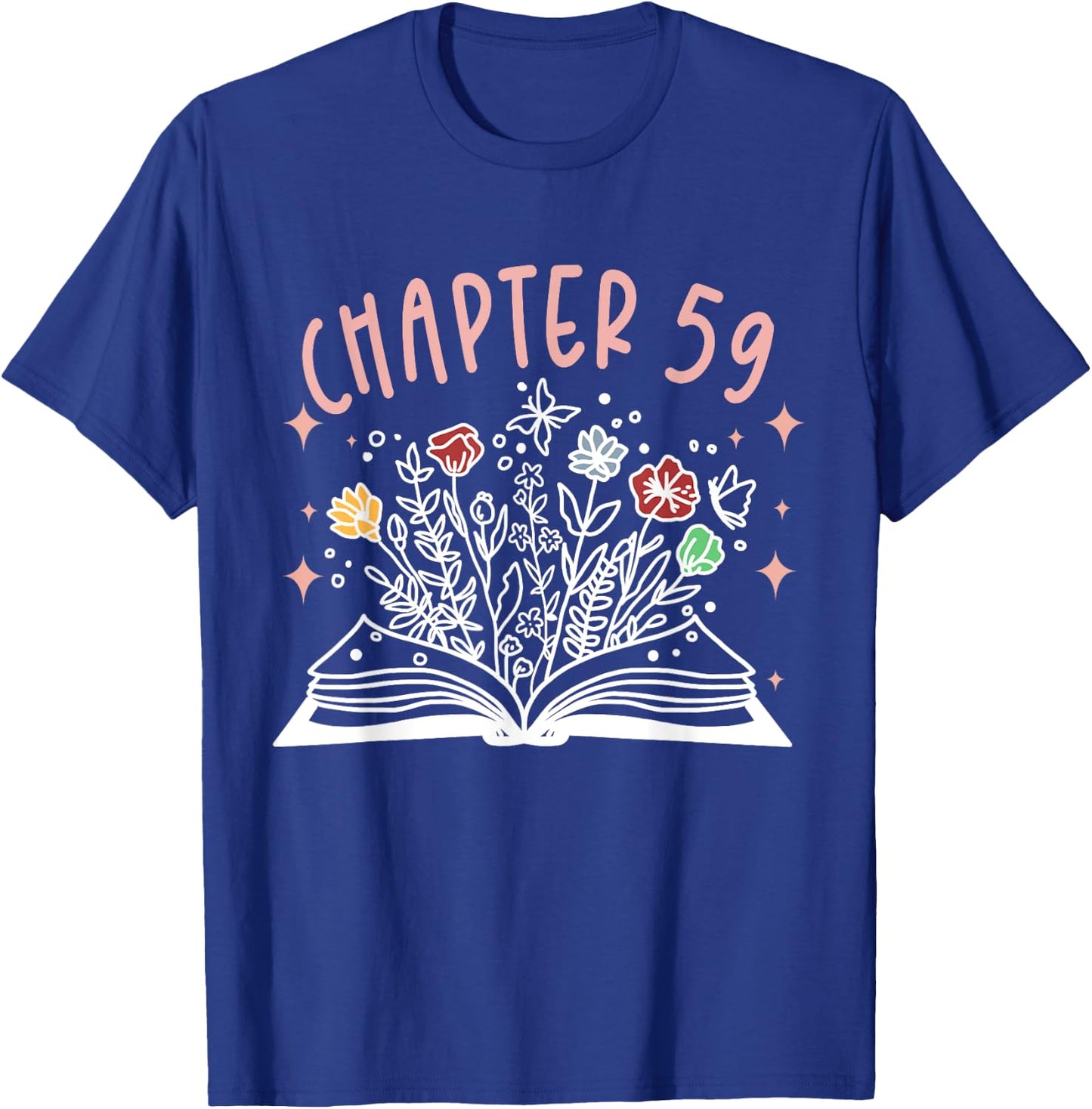Chapter 59th Birthday Bookworm 59 Years Old For Book Loves T-Shirt - T-Shirt | Royal