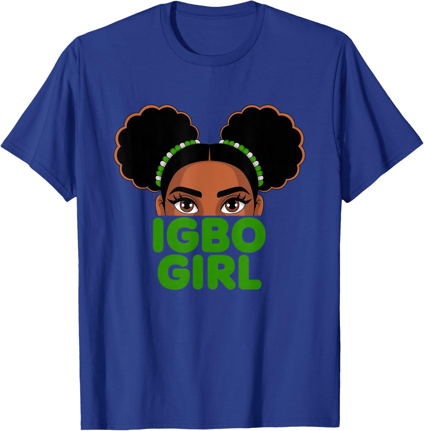 Igbo Girl - Cute Nigerian Girl Of Nigeria T-Shirt - T-Shirt | Royal