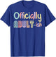 18th Birthday Officially Adultish 18 Years Old Women Men T-Shirt - T-Shirt | Royal