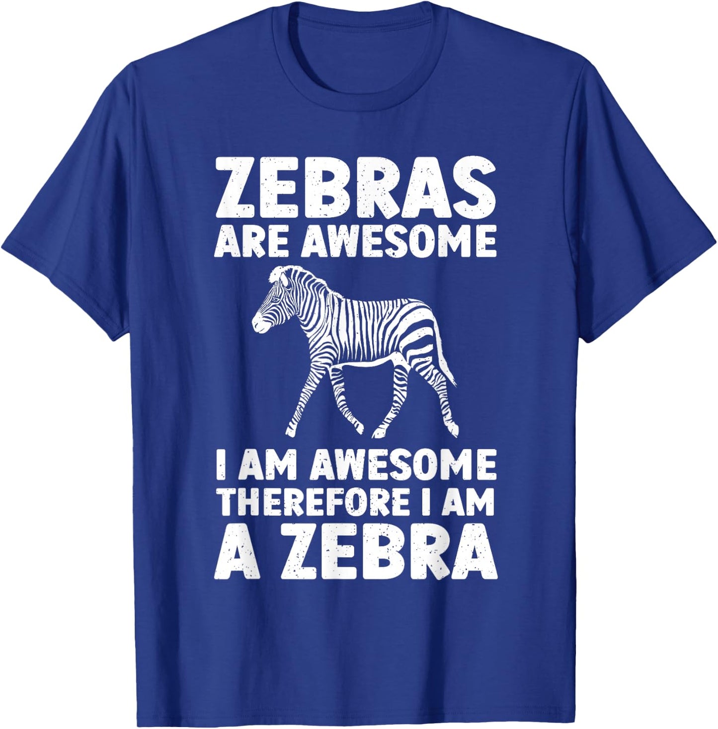 Cool Zebra Art Women Kids Zebra Stripes Zebra Lover T-Shirt - T-Shirt | Royal