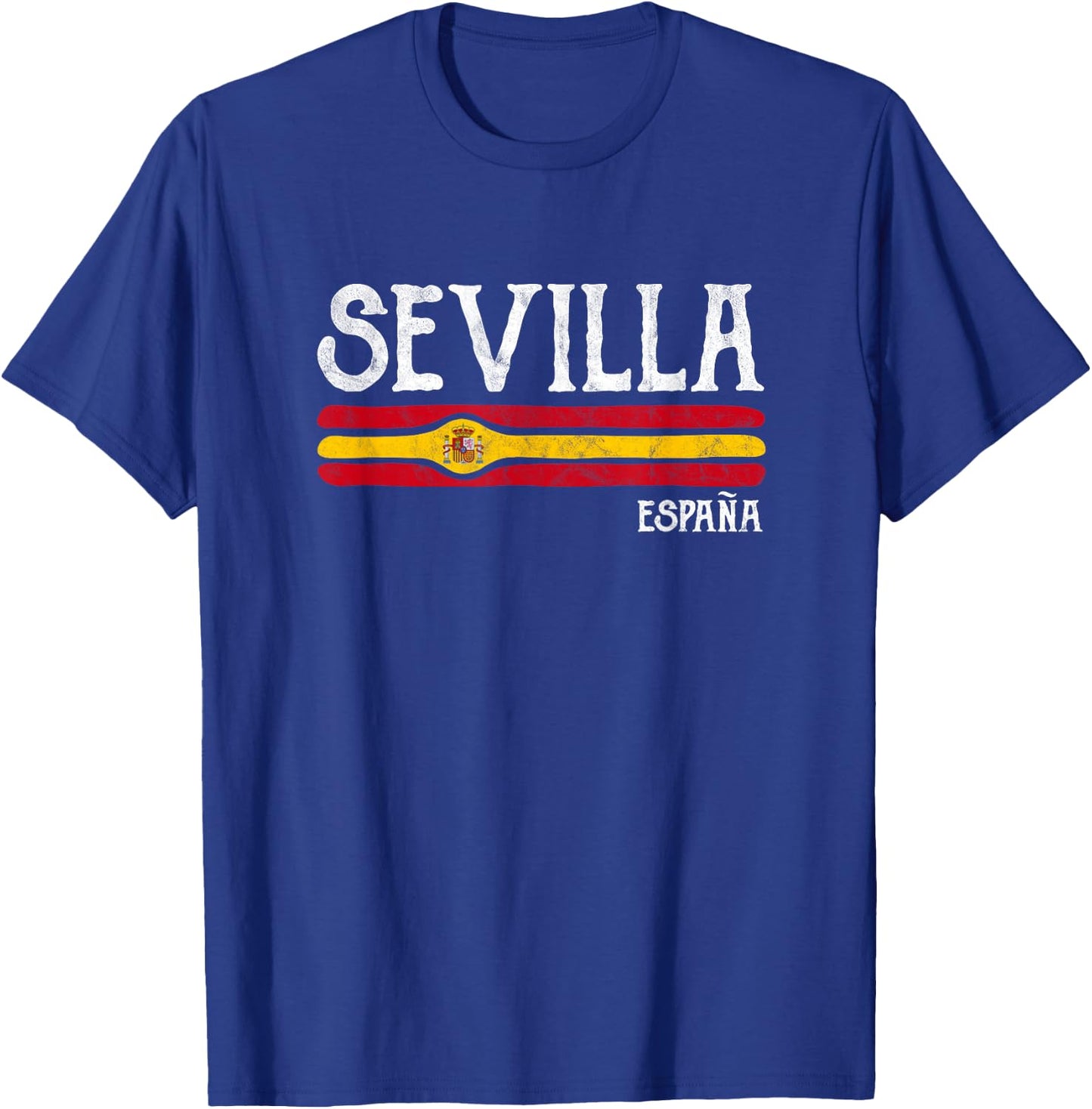 Vintage Sevilla Spain Souvenir Seville Espana Gift T-Shirt - T-Shirt | Royal