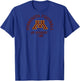Minnesota Golden Gophers Big 10 Football Logo Raglan Baseball T-Shirt - T-Shirt | Royal
