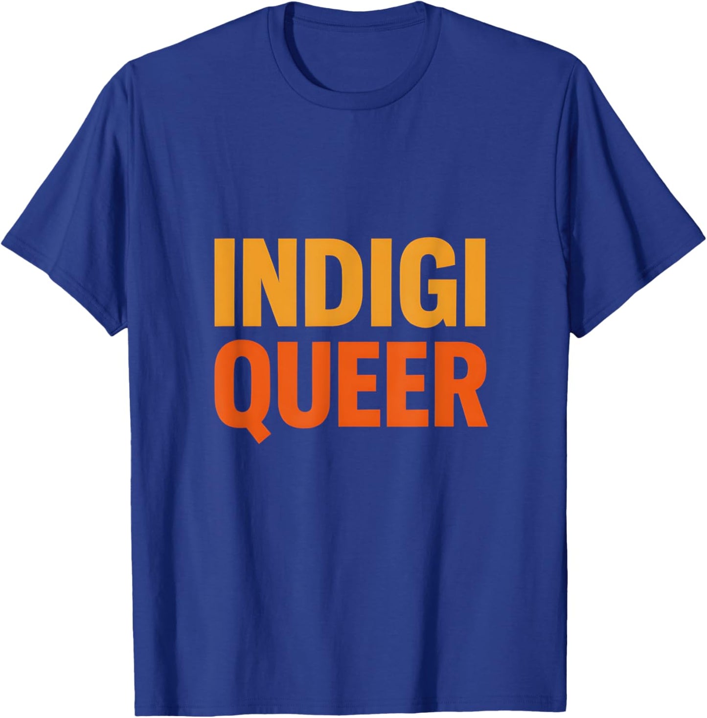 Two-Spirit Pride Indigiqueer Vintage Indigenous T-Shirt - T-Shirt | Royal