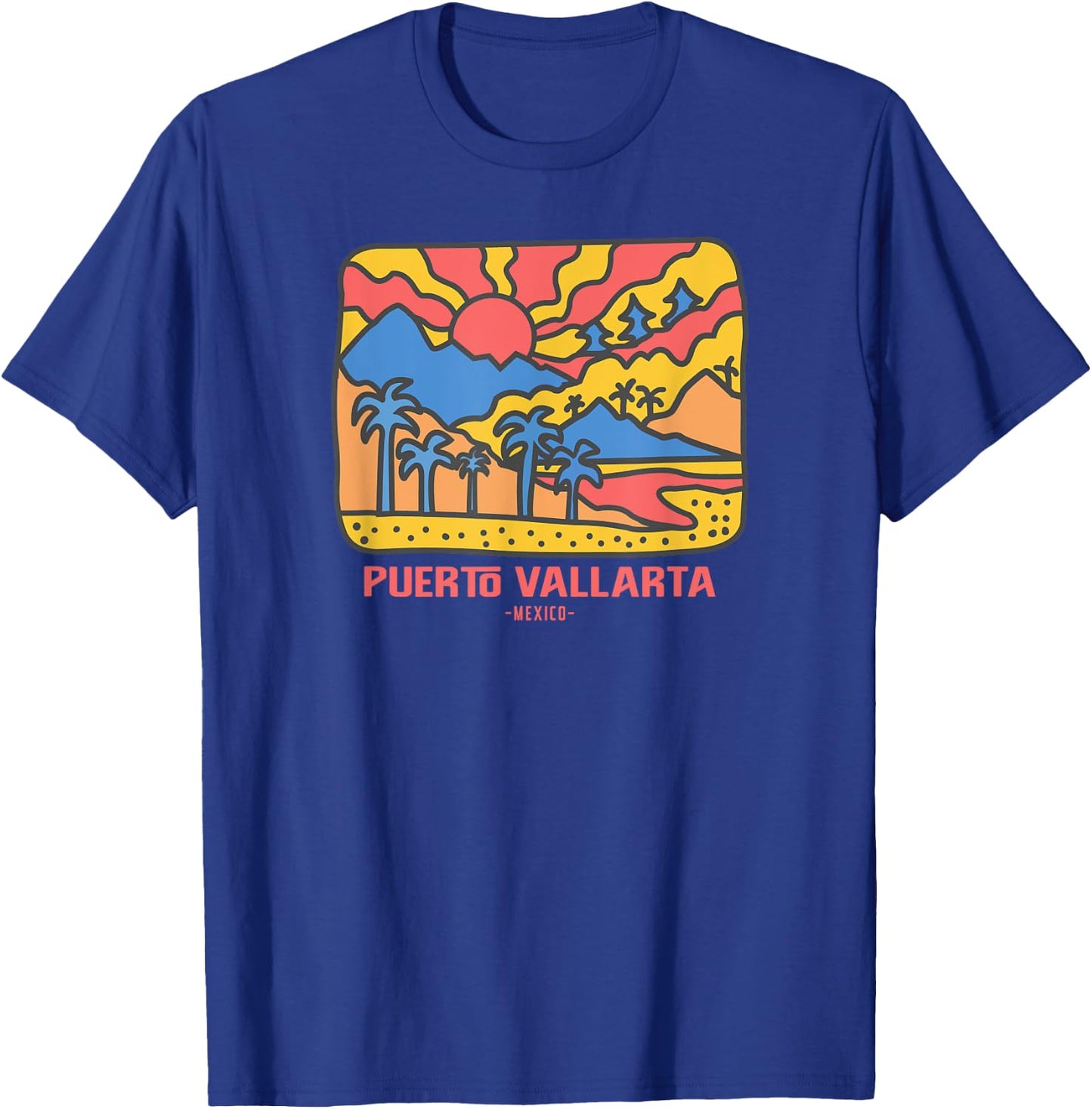 Puerto Vallarta Mexico T-Shirt - T-Shirt | Royal