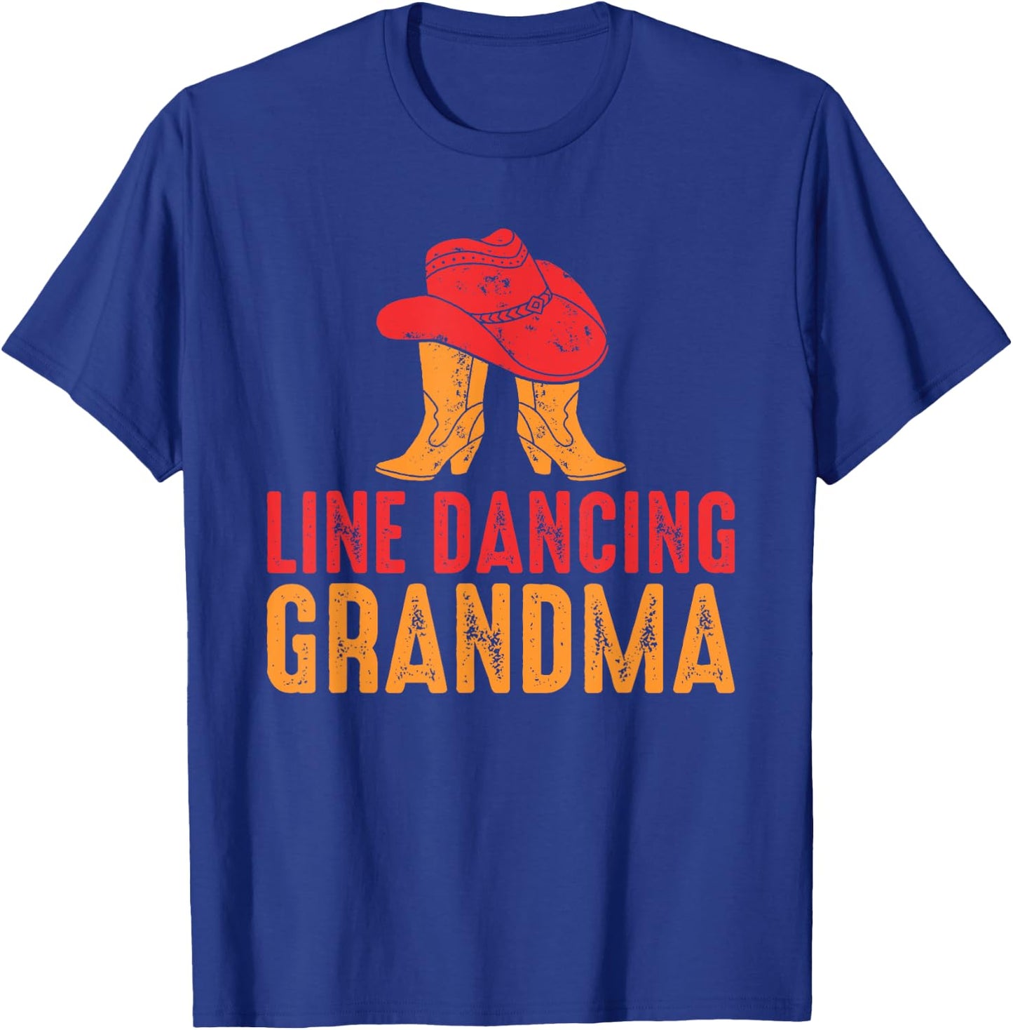 Line Dancing Grandma T-Shirt - T-Shirt | Royal