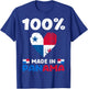 100 Percent Made In Panama Panamanian Boys Girls Kids T-Shirt - T-Shirt | Royal