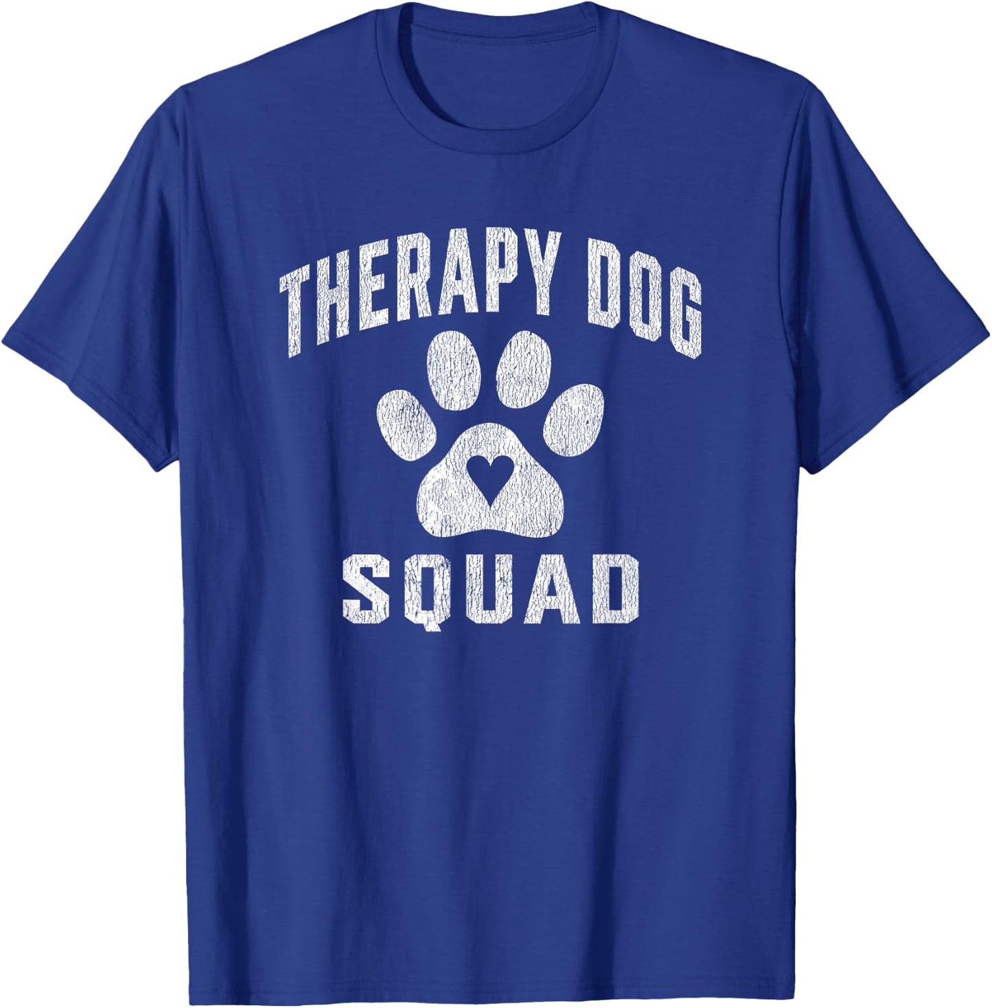 Therapy Dog Team Handler Animal Assisted Therapy Dog Squad T-Shirt - T-Shirt | Royal