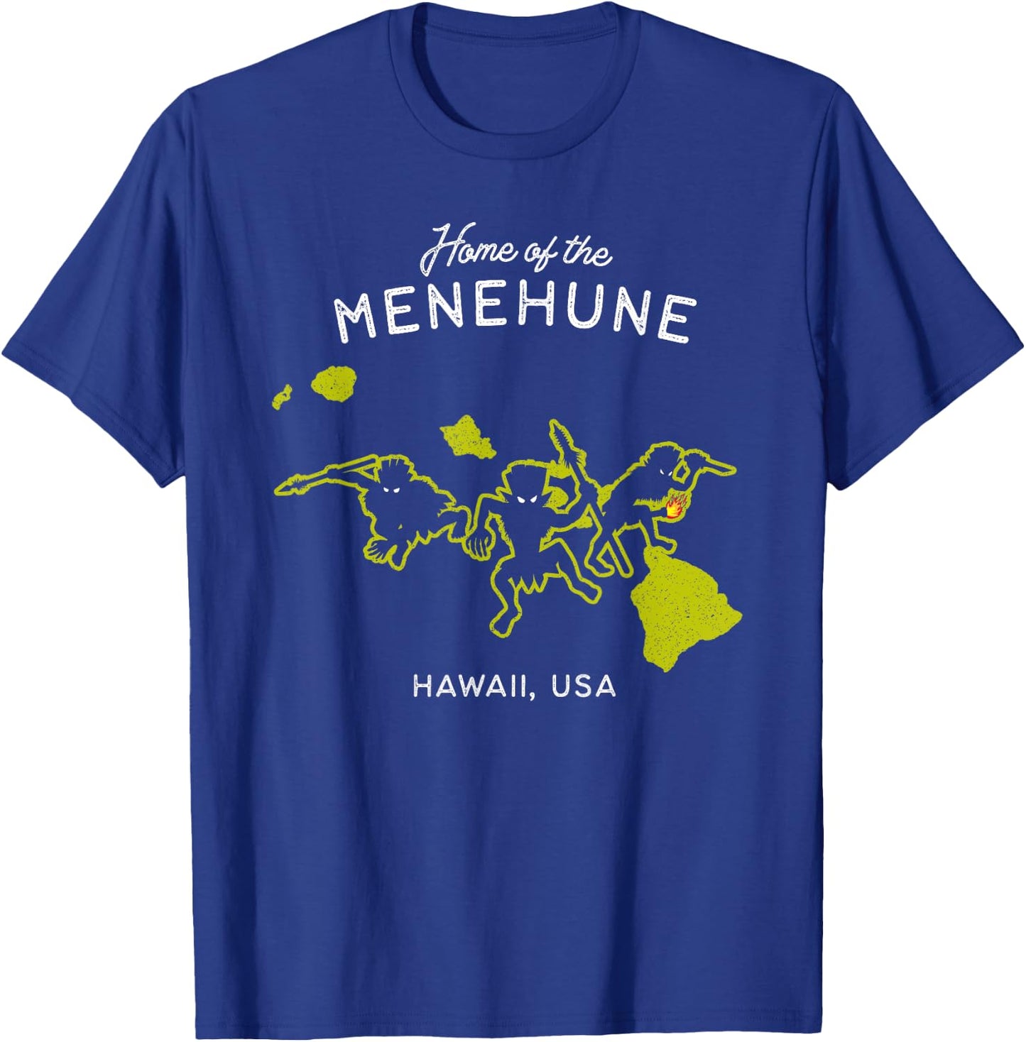 Home of the Menehune - Hawaii, USA Cryptid T-Shirt - T-Shirt | Royal