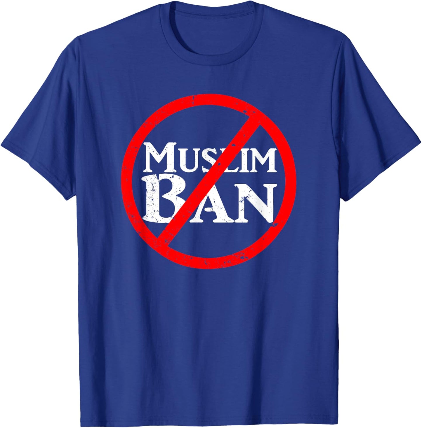 No Muslim Ban T-Shirt - T-Shirt | Royal