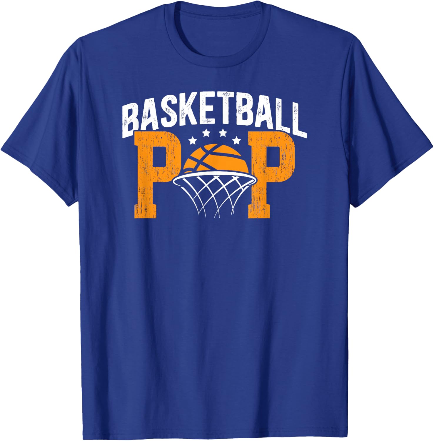 Basketball Pop Grandpa Pop Of A Basketball Player Pop T-Shirt - T-Shirt | Royal