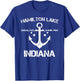 HAMILTON LAKE INDIANA Funny Fishing Camping Summer Gift T-Shirt - T-Shirt | Royal