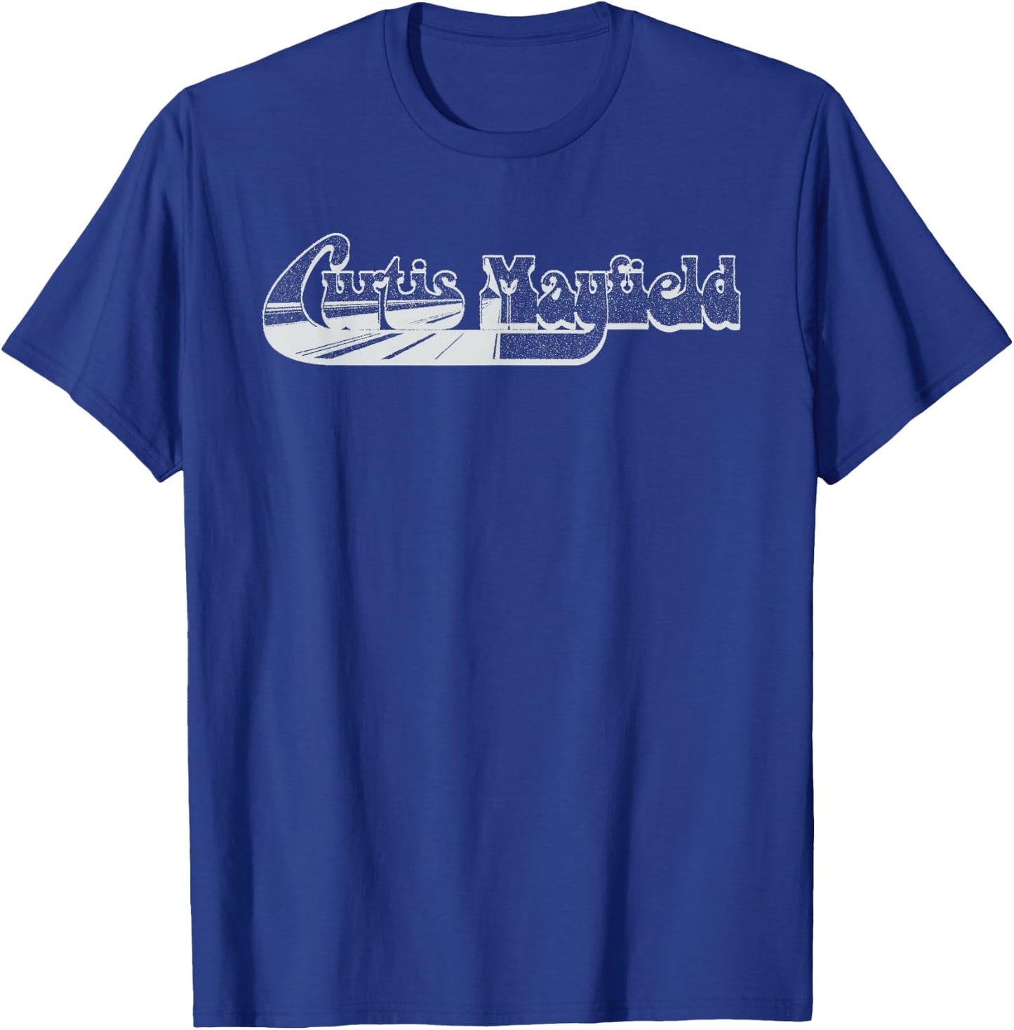 Curtis Mayfield CM Logo T-Shirt - T-Shirt | Royal