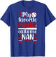 My Favorite Baseball Player Nan Baseball Nan Grandma T-Shirt - T-Shirt | Royal