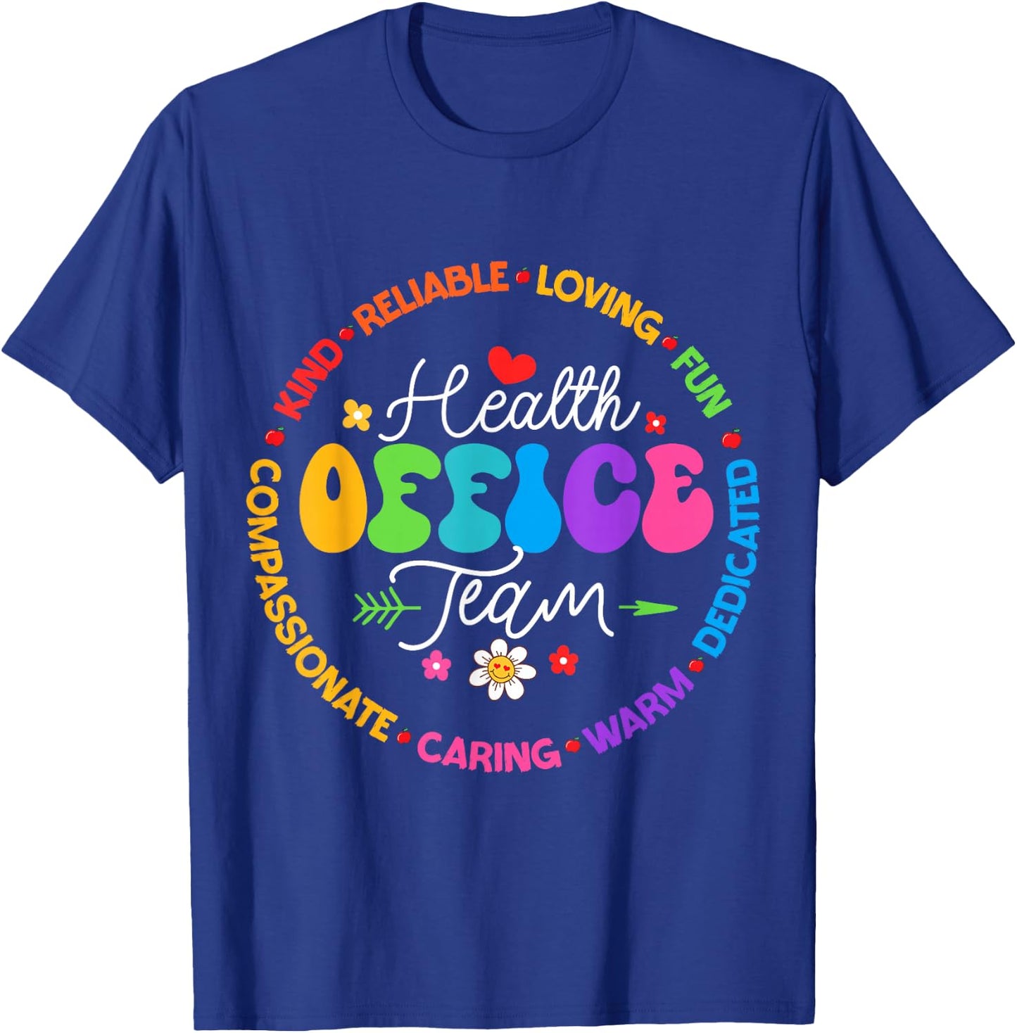 Health Office Team School To School & Appreciation Week T-Shirt - T-Shirt | Royal