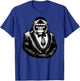 Gorilla_ in a Tuxedo, Funny Ape Monkey in a Tux_ Tie Suit T-Shirt - T-Shirt | Royal