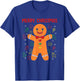 Gingerbread Merry Christmas T-Shirt - T-Shirt | Royal