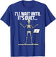 Halloween Music Conductor Wait Until Quiet Costume Men Women T-Shirt - T-Shirt | Royal