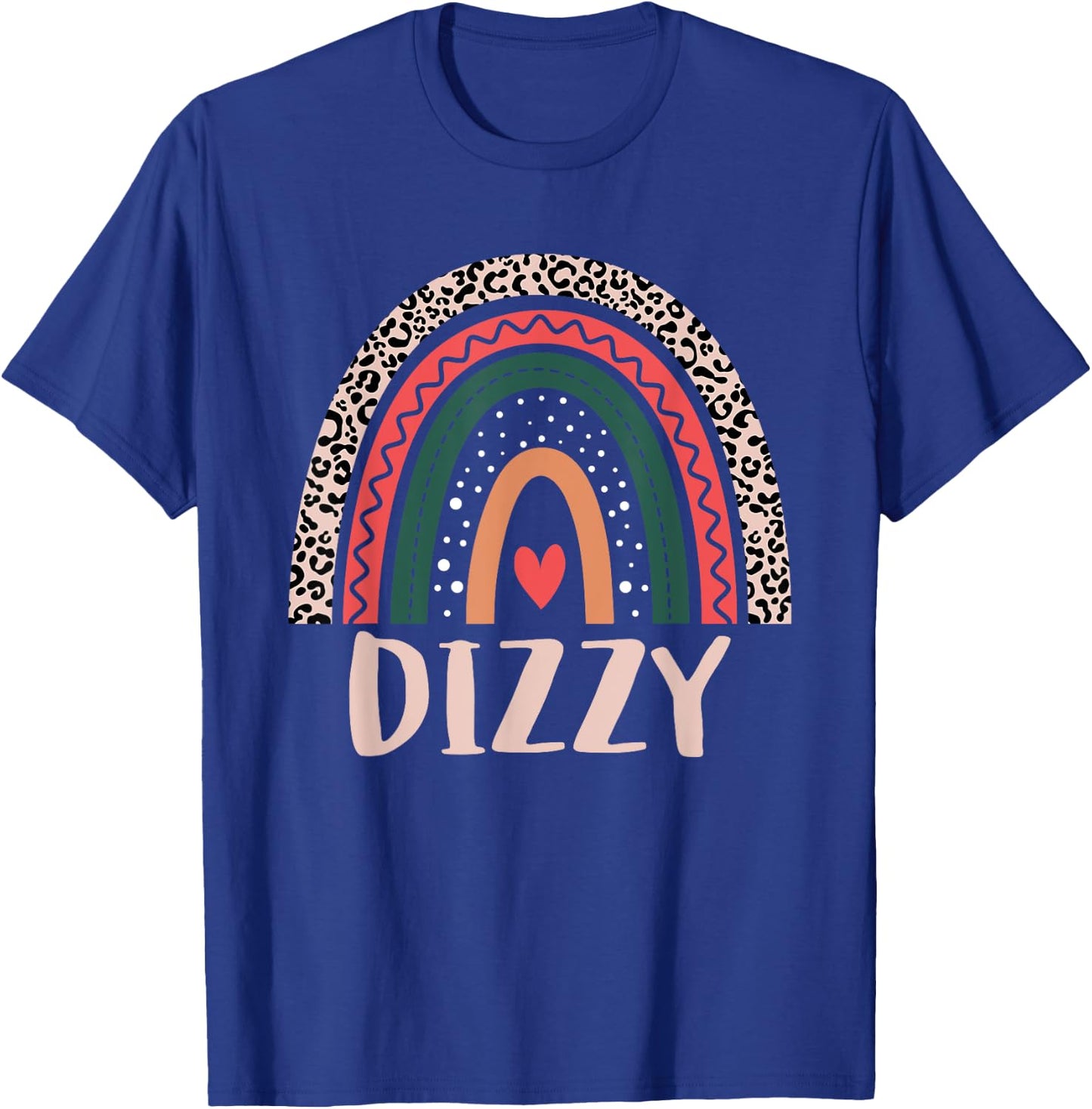 Dizzy Rainbow Grandpa Grandfather Fathers Day Dizzy T-Shirt - T-Shirt | Royal