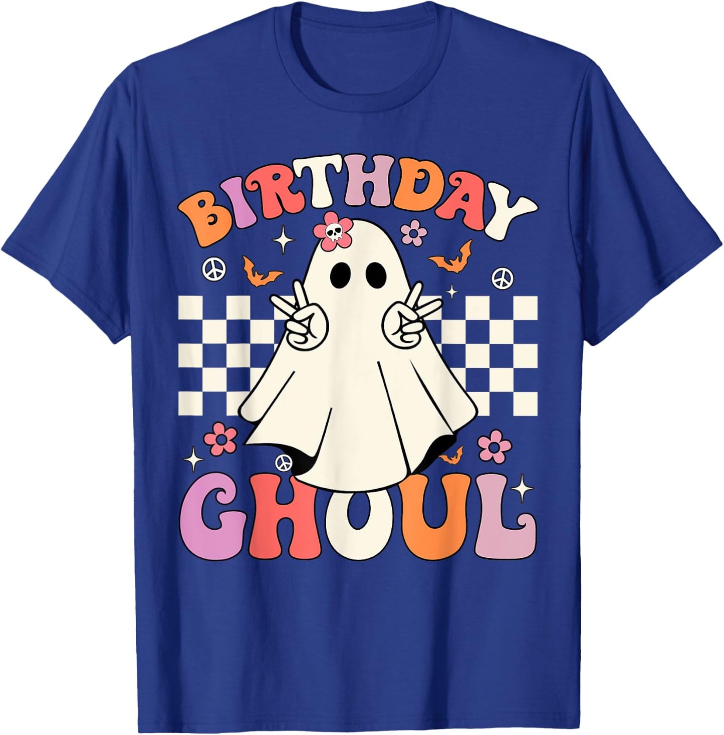 Halloween Birthday Ghoul Party Anniversary Booday Women Girl T-Shirt - T-Shirt | Royal